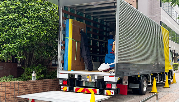 近距離のお引越し風景